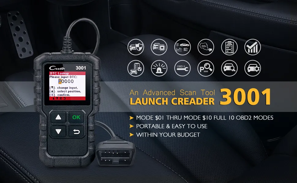 LAUNCH CR3001 OBD2 Scanner Tool
