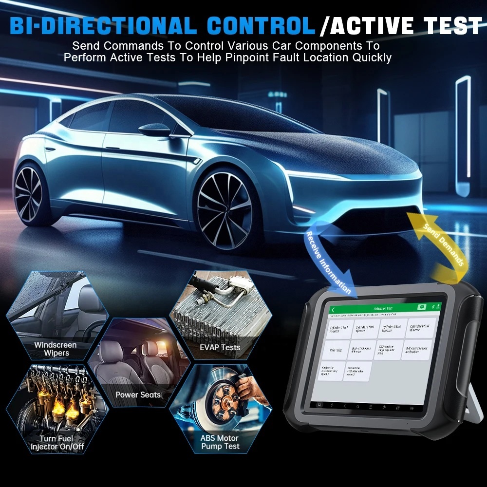 China New XTOOL D9EV New Energy Vehicle Diagnostic Tools Obd2 Scanner EV Car Battery Pack Tester Auto Diagnostic Machine for Byd