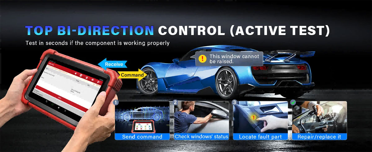 Bi-directional diagnostic control