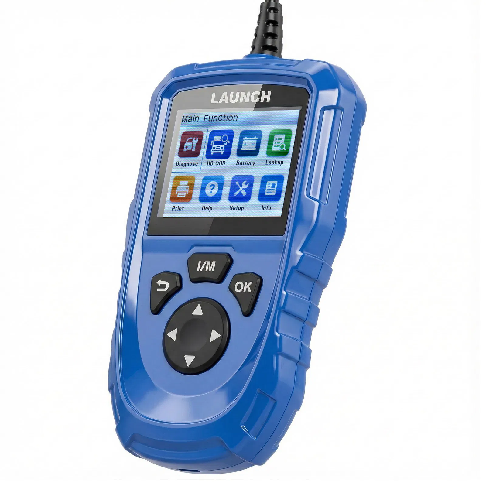 2026 2.8 Inch Launch Cr HD V2 OBD Car Scanner Code Reading and Clearing Battery Check Heavy Duty Truck Diagnostic Tool for 24V Cars