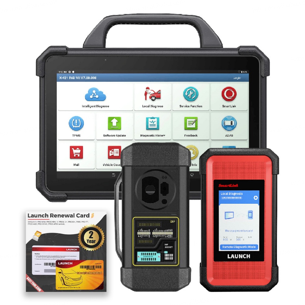 Launch X431 Pad 7 Elite Pad VII OBD2 Car Scanner Full System Automotriz Diagnostic Tool ECU Programming Vehicle Tools