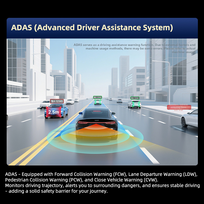 Factory Dual Lens ADAS Dashcam 4G LTE For Car Dashcam Intelligent DMS Sim Card 1080P Night Vision Car Black Box A600