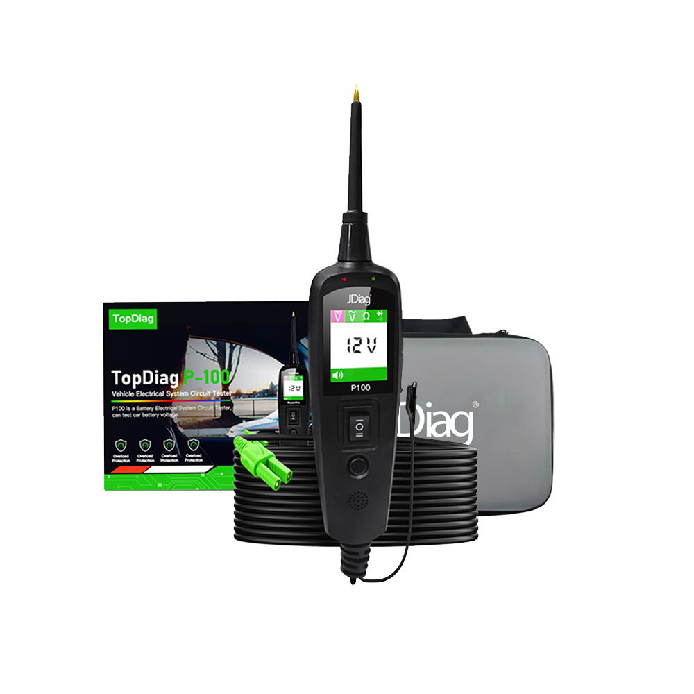 JDiag Official Store Wholesale PowerScan TopDiag P100 Electrical System Diagnostic Tool OBD2 Scanner Automotive Circuit Tester