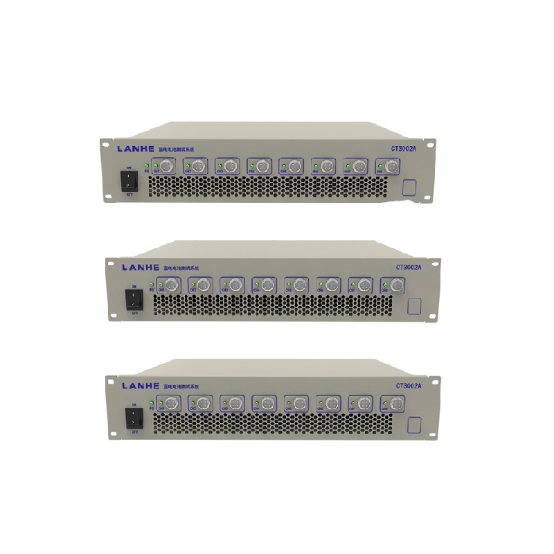 8-channel Lithium Battery Tester Front View