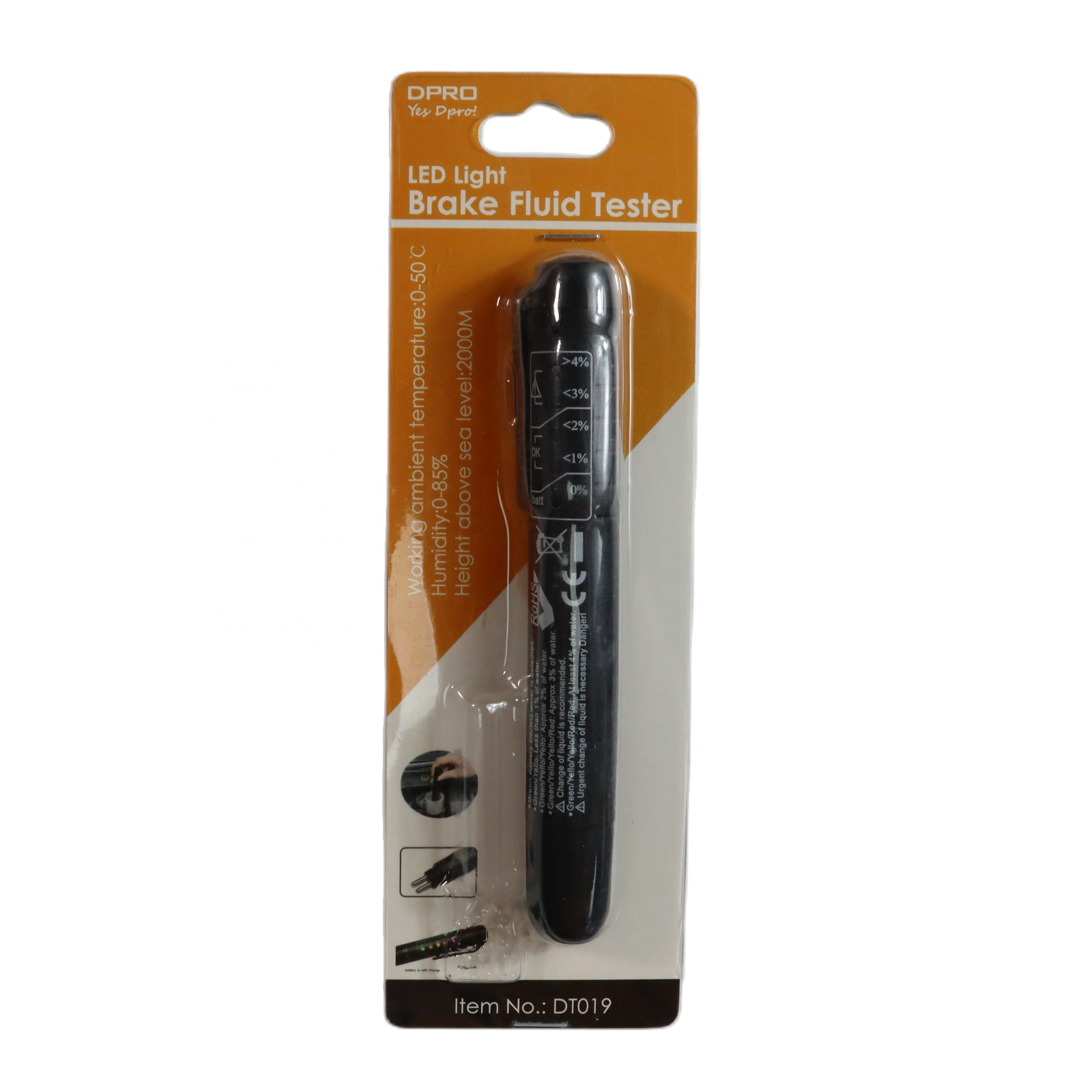 Portable Auto Brake Fluid Liquid Tester Essential Vehicle Diagnostic Tool for Car Brake Diagnostics