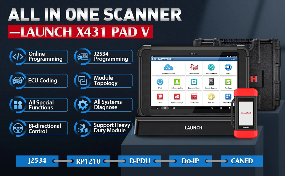 LAUNCH X431 PAD V Elite Overview