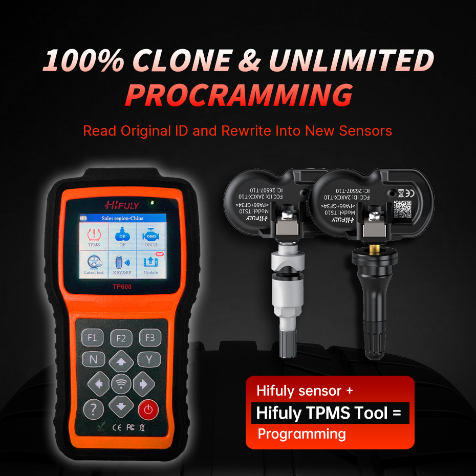 TPMS Diagnostic Scanner Tool Detail View