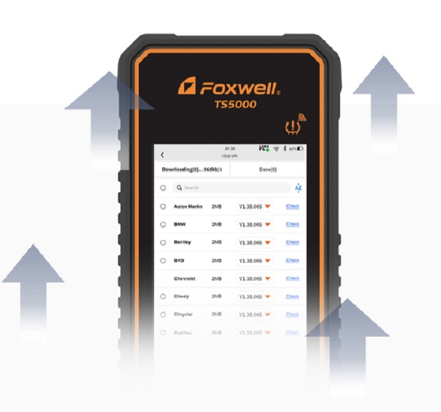 100% Original Foxwell Diagnostic Tools Wireless TPMS Tablet Automotive OBD2 Scanner Maxi TPMS Diagnosis and Programming TS5000