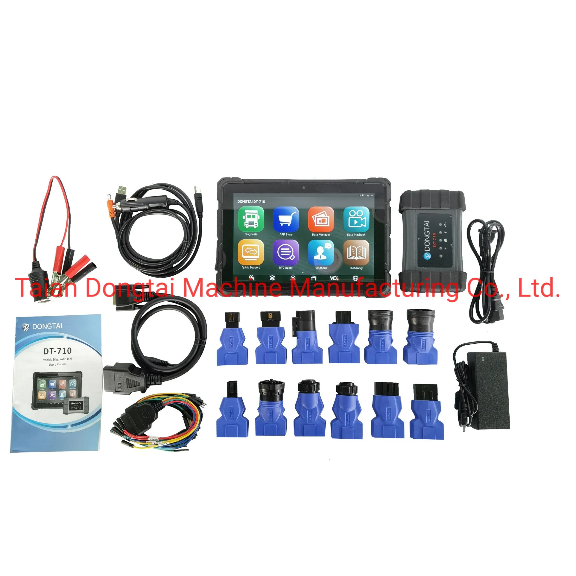 Dt-710 Vehicle Diagnostic Tool for Heavy-Duty Truck and Commercial Vehicles with ECU Brushing