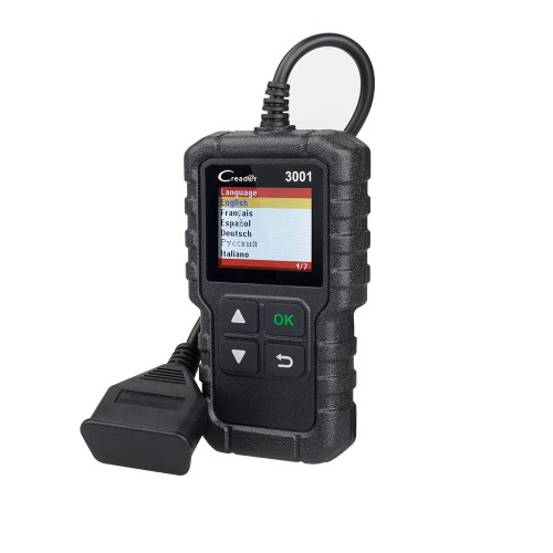 Launch Creader 3001 CR3001 Full OBDII EOBD Code Reader Scanner Multilingual Car Engine Fault Diagnostic Tool for OBD2 Vehicles