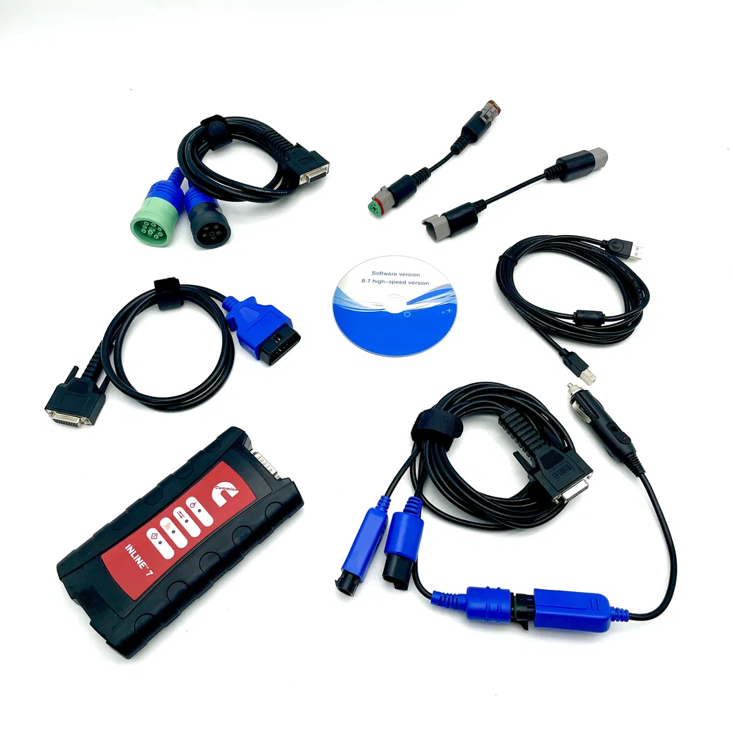 Inline7 Engine Code Reader OBD2 Diagnostic Tool Heavy Duty Truck Scan Tool for Inline6