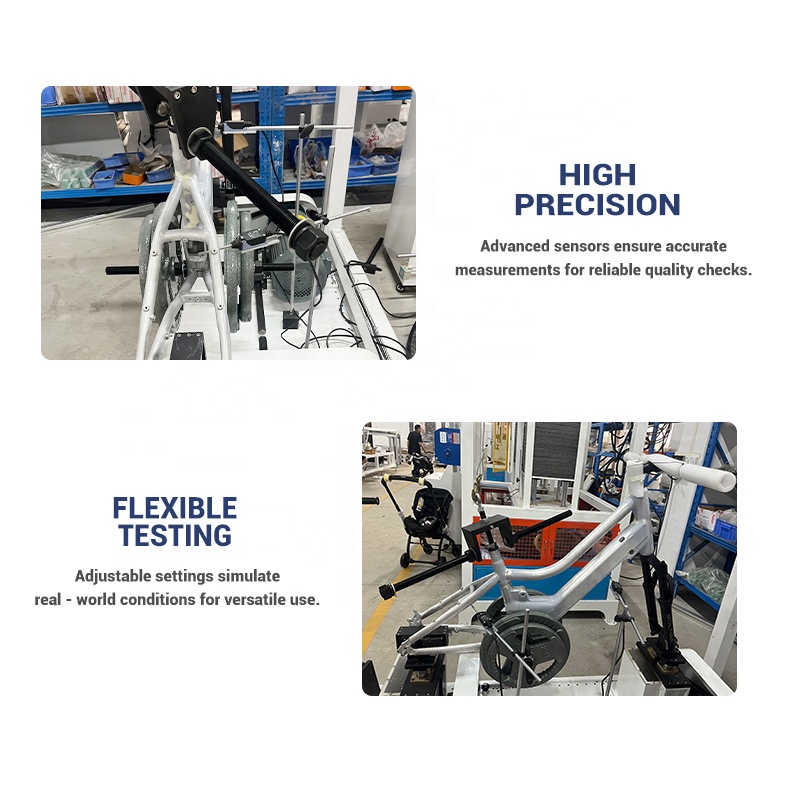 Electric Bicycle Frame Front and Rear Vibration Tester Frame Vibration Durability Testing Equipment E-Bike Frame Fatigue Tester