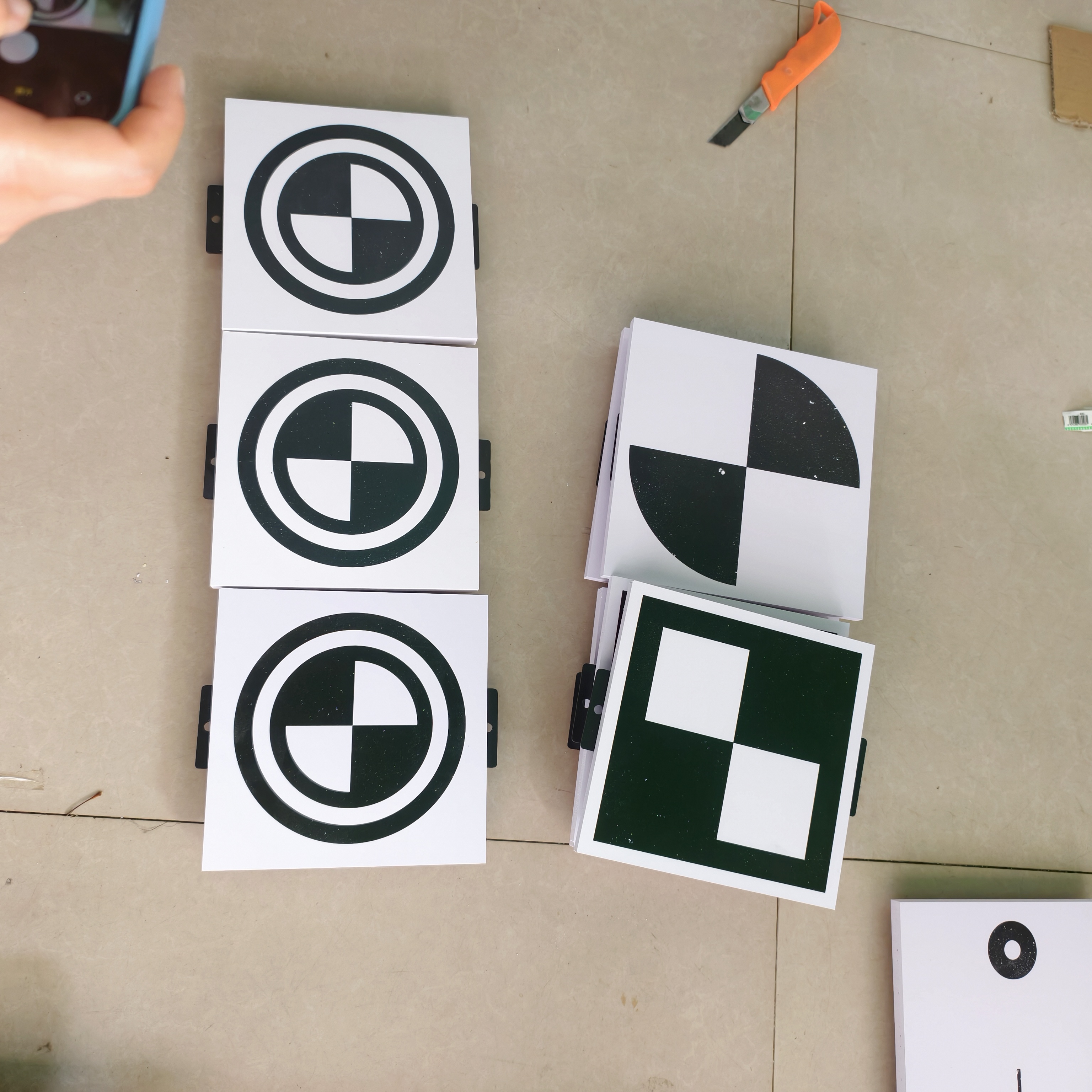 Complete ADAS Calibration Target Set Universal ACC Radar Calibration Tool with Multi-Brand Targets