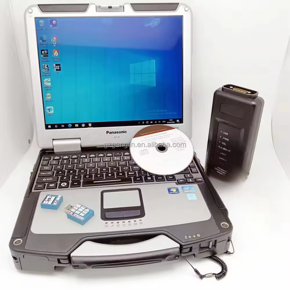 High Quality ET4 SIS Diagnostic Tool 538-5051 478-0235 317-7485 With CF-31 Laptop For Caterpillar Engines ECU Programming