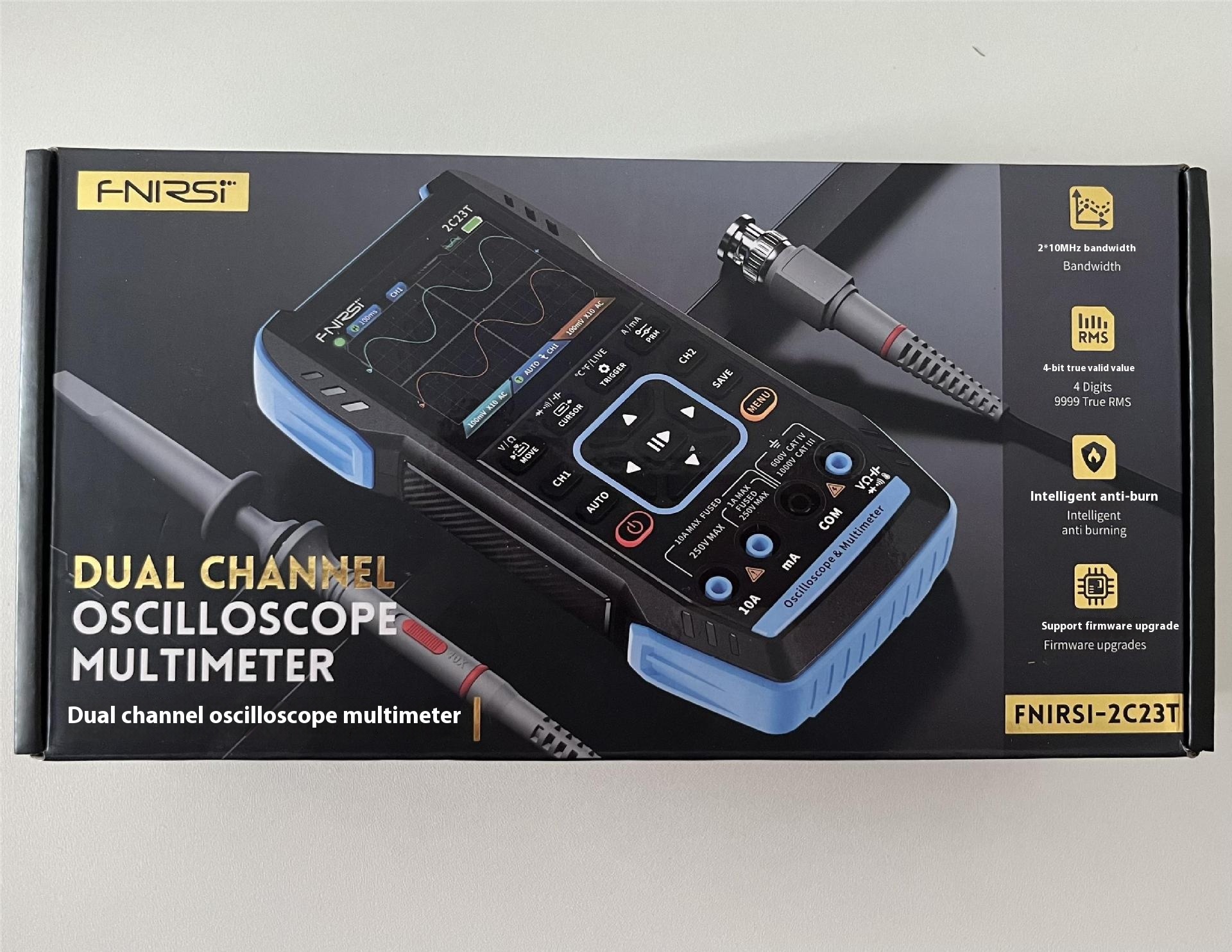 Portable Dual Channel Three-in-One Handheld Digital Oscilloscope for Auto Repair Small and Easy to Use