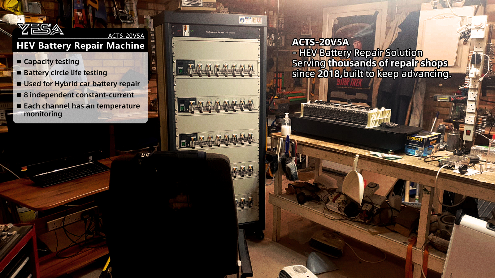Hybrid Battery Reconditioning Machine Banner