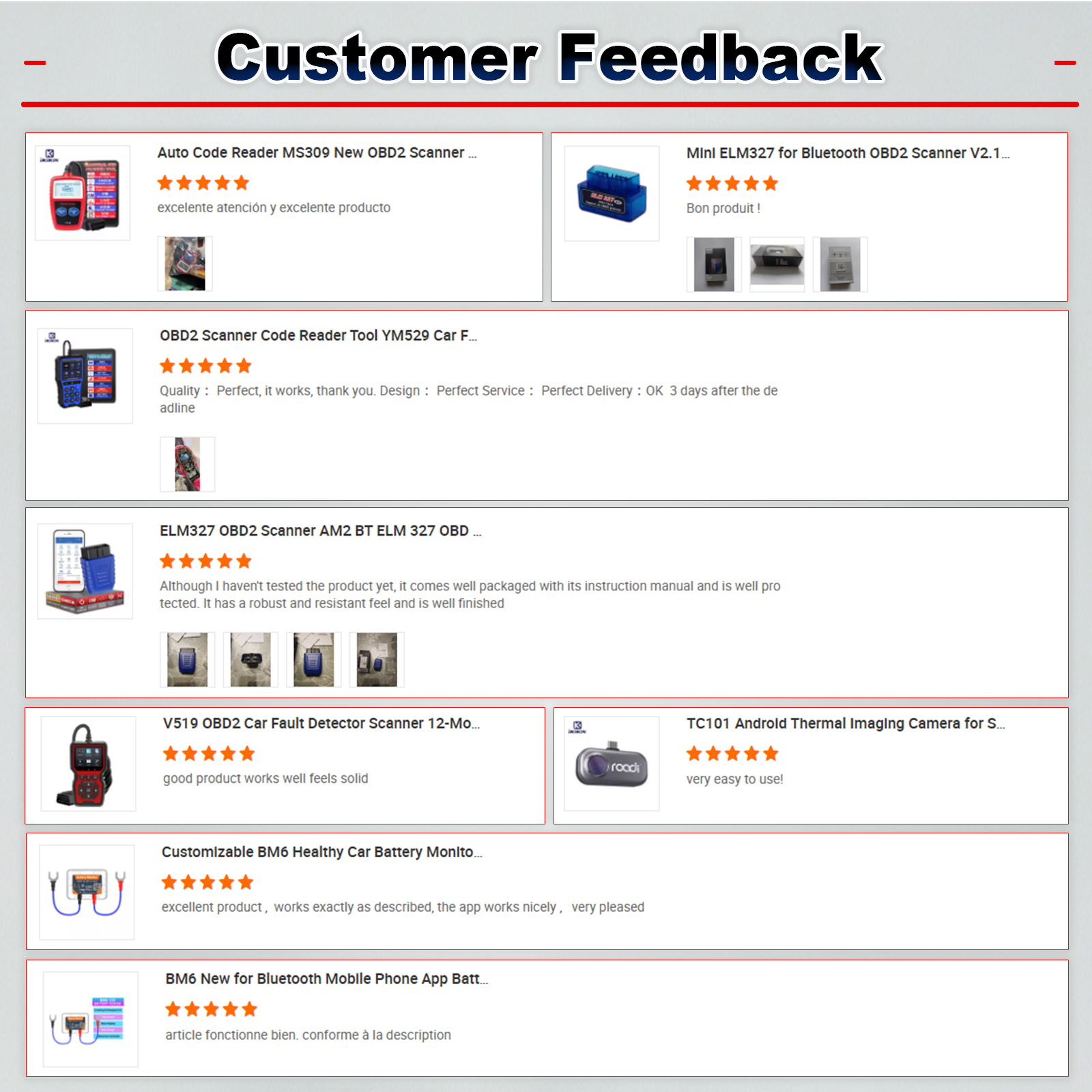 V309 OBD2 Code Reader Car Engine Analyzer Tool 12V ELM327 Fault Detector and Diagnostic Tools