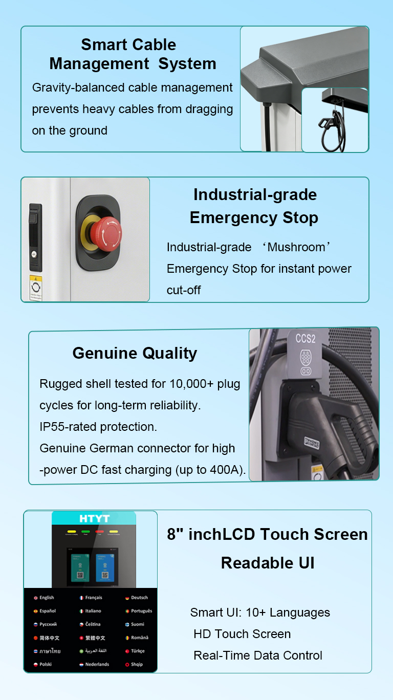 Cable Details of EV Fast Charging Station