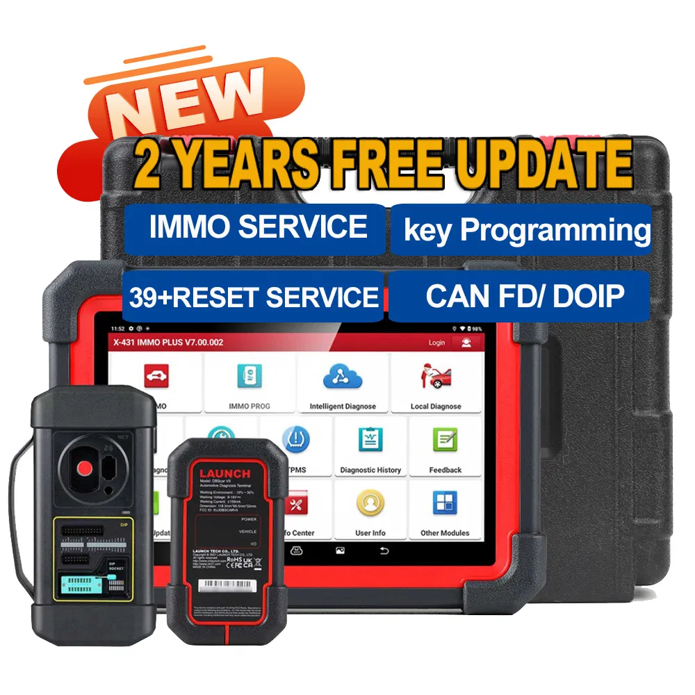 Launch X431 IMMO Plus 2 Year Free Update Diagnostic Car Auto OBD2 Scanner