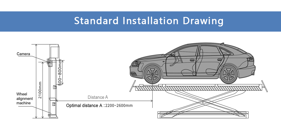 Smart Professional 3D Wheel Alignment Machine with ADAS Calibration for UAE Workshop with Lift Equipment