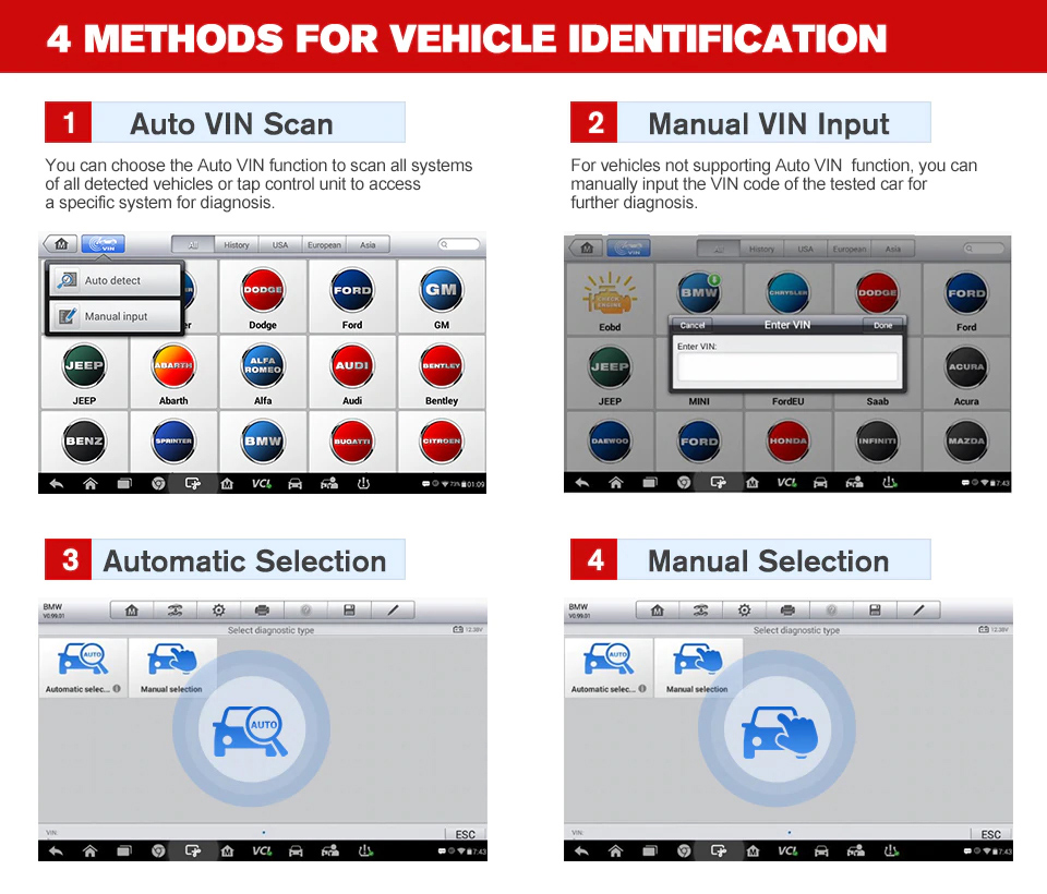 Vehicle Identification Methods