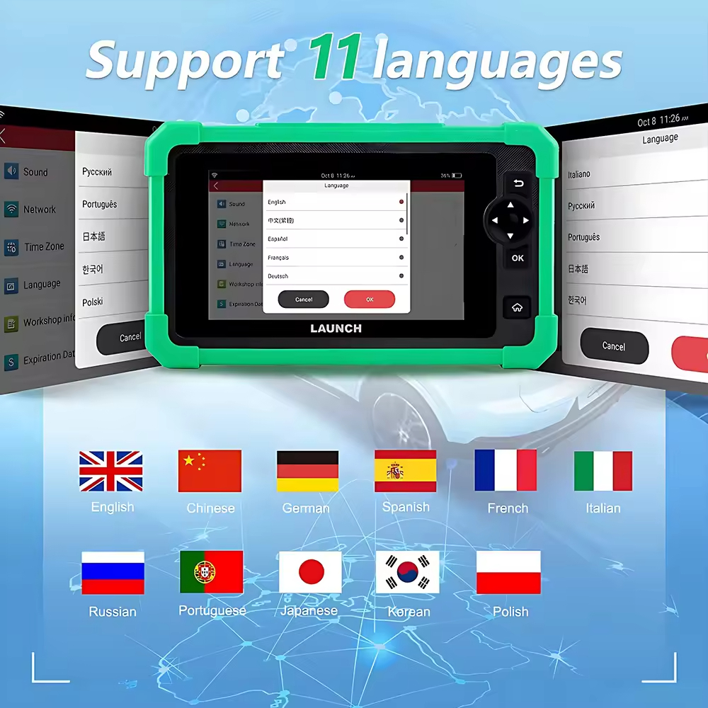 Launch CRP919 EV Diagnostic Scanner Energy Electric Vehicles with 43+ Services 11 Languages-Scan Tool