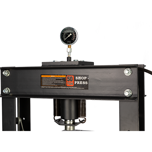 Vehicle Equipment 50T 100T Hydraulic Shop Press With Gauge