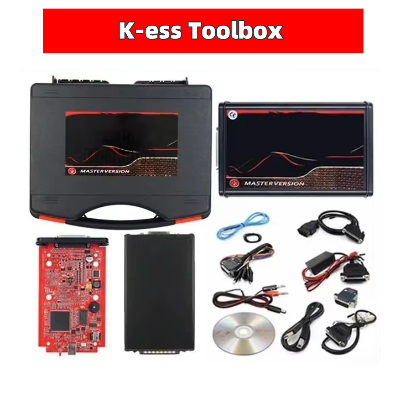 EU Red K-ess V2 V5.017 Online 2.80 and K-TAG 7.020 2.25 K-TAG ECU Programming Tools OBD2 Chip Tuning K-ess K-tag ECU Programmer
