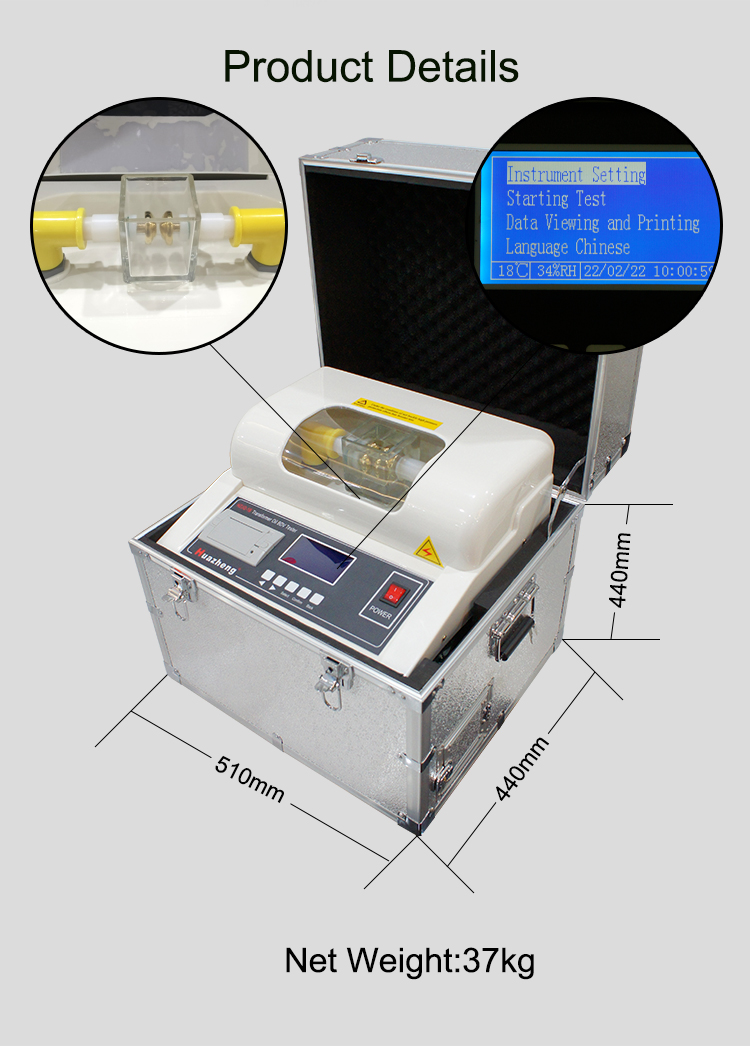 Fully Automatical Oil BDV Tester
