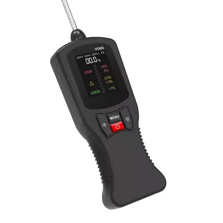 OBD2 OBD II Car Diagnostic Tool V066 Brake Fluid Tester &amp; Oil Detector DOT3 DOT4 DOT5.1 Safety Testing Code Reader