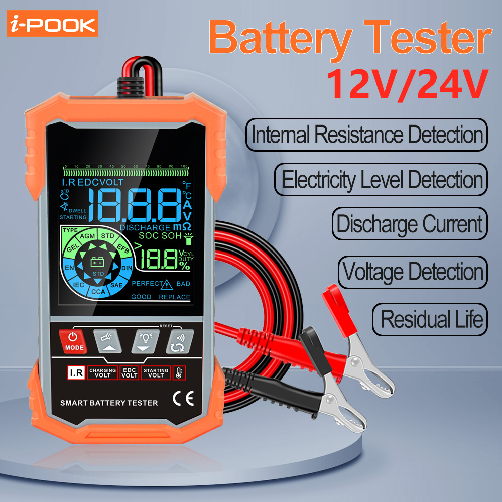 Testing Equipment Battery Tester For Personal Use Vehicle Battery Tester i-POOK PK59A/B/C/D