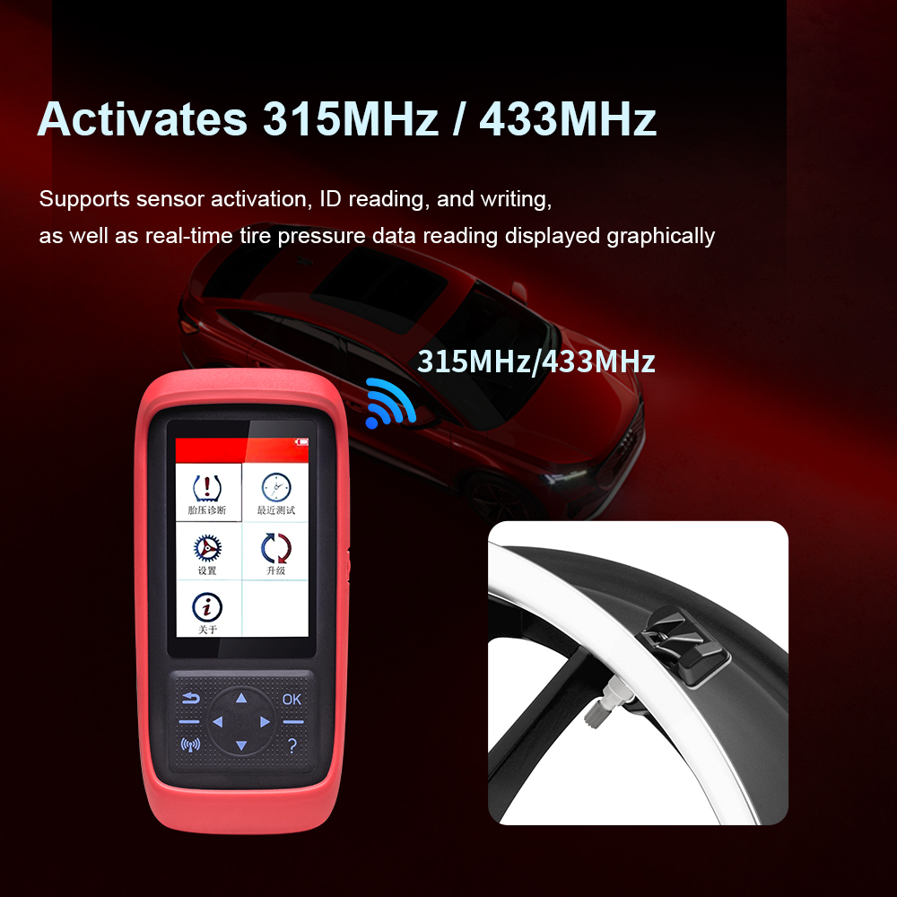 TPMS Programming Tool Functional Diagnostic Scanner for Activating Reading Codes Resetting TPMS Sensor Systems
