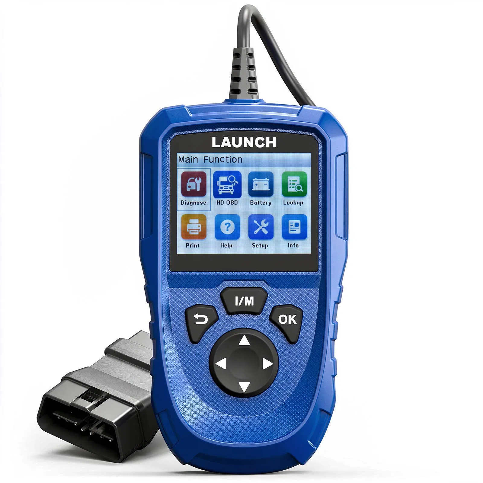 2026 2.8 Inch Launch Cr HD V2 OBD Car Scanner Code Reading and Clearing Battery Check Heavy Duty Truck Diagnostic Tool for 24V Cars