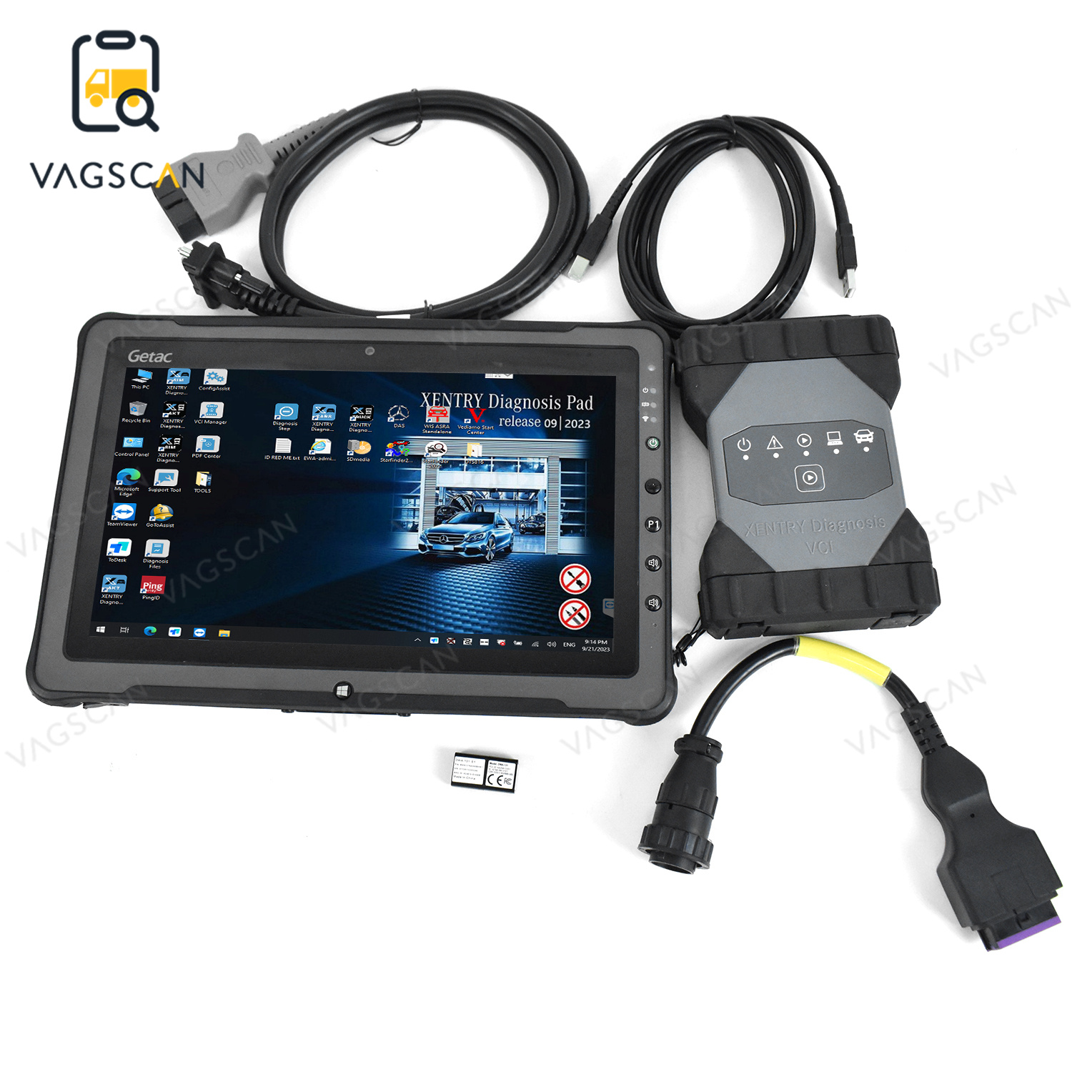 F110 Toughbook Tablet for Mb C6 Doip Xentry Vci Wifi Used Diagnostic With Multiplexer CAN BUS Car Truck Diagnostic Tools
