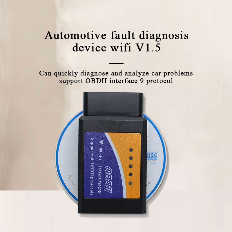 Diagnostic Tools For IOS Android Windows V1.5 Wifi ELM327 OBD2 Car Detector Diagnostic Tool Automatic Fault Scanning Tool