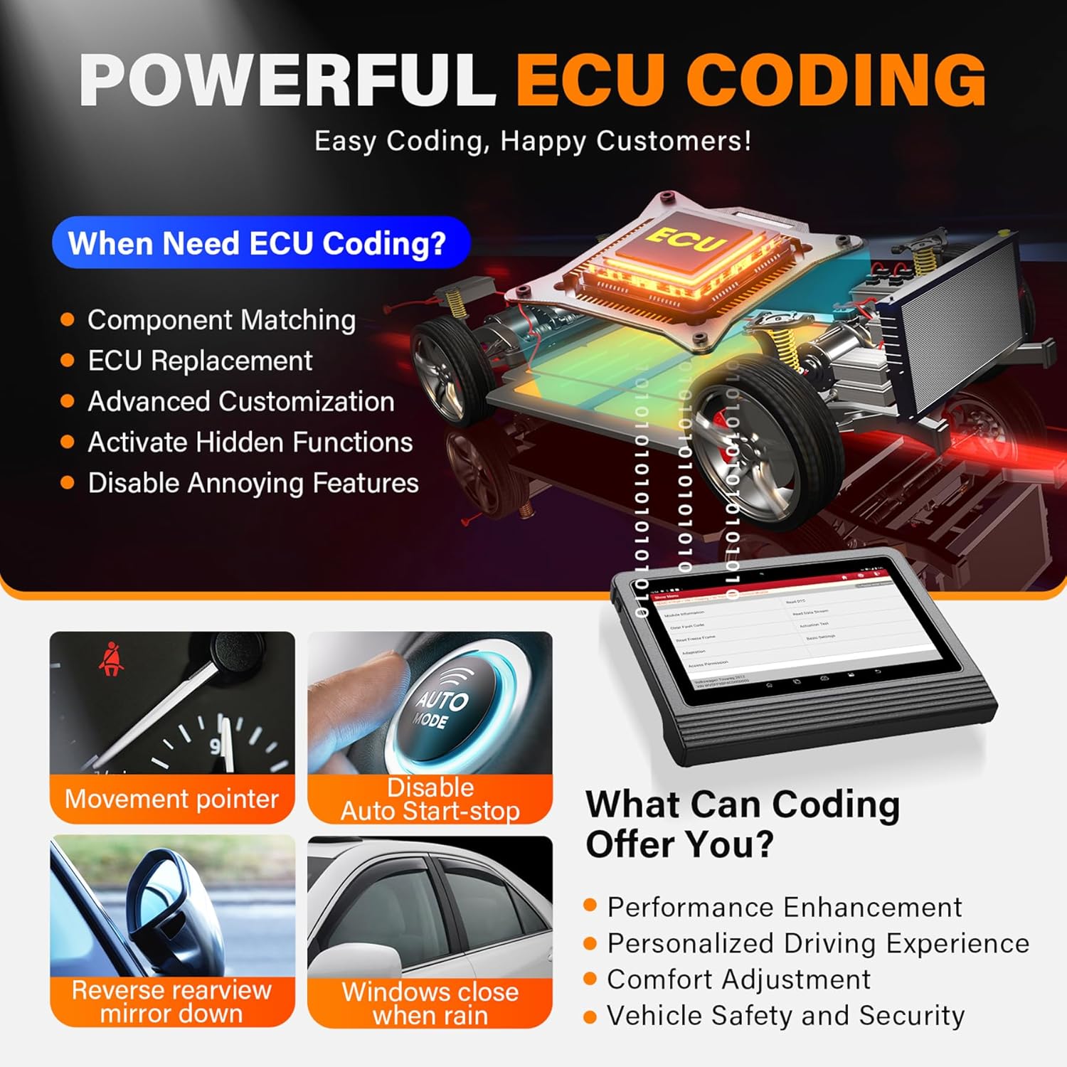 LAUNCH X431 PRO3 V+ 5.0 Full System Diagnostic Tool 10.1" Tablet OBD2 Scanner Topology Mapping Engine Diagnostic Analyzer