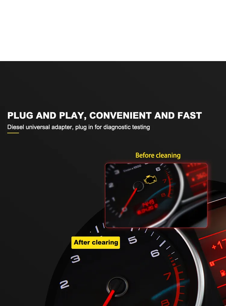Heavy Duty Truck Diagnostic Tools OBD 2 Scanner Car Diagnostic Scanner Device