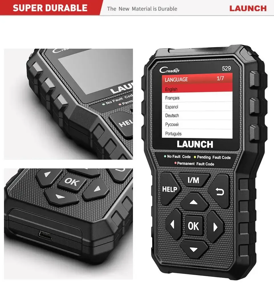 Creader 529 OBD2 Scanner Diagnostics Details