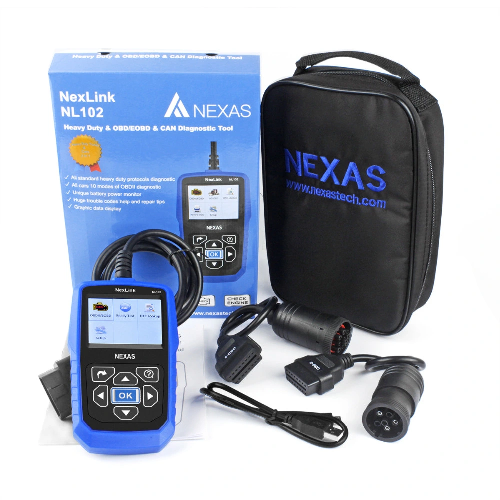 Professional Heavy Duty Truck Automotive Diagnostic Scanner Nexlink Nl102 Diagnostic Tools for Car+Truck