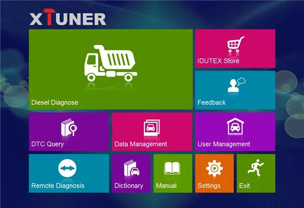 Xtuner T1 Heavy Duty Trucks Auto Intelligent Diagnostic Tool Support WiFi