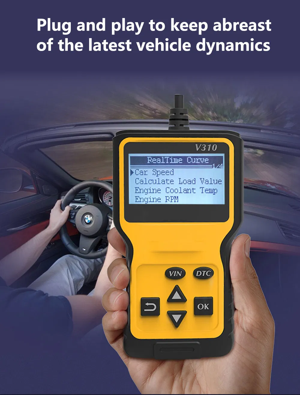 Automotive Heavy Duty Truck Code Reader Auto Accessories Obdii Code Diagnostic Tools