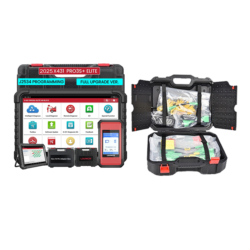 LAUNCH X431 PRO3S+ELITE&amp; EV Diagnosis Add-on Kit One Set Is Enough for Passenger Car and EV Diagnosis