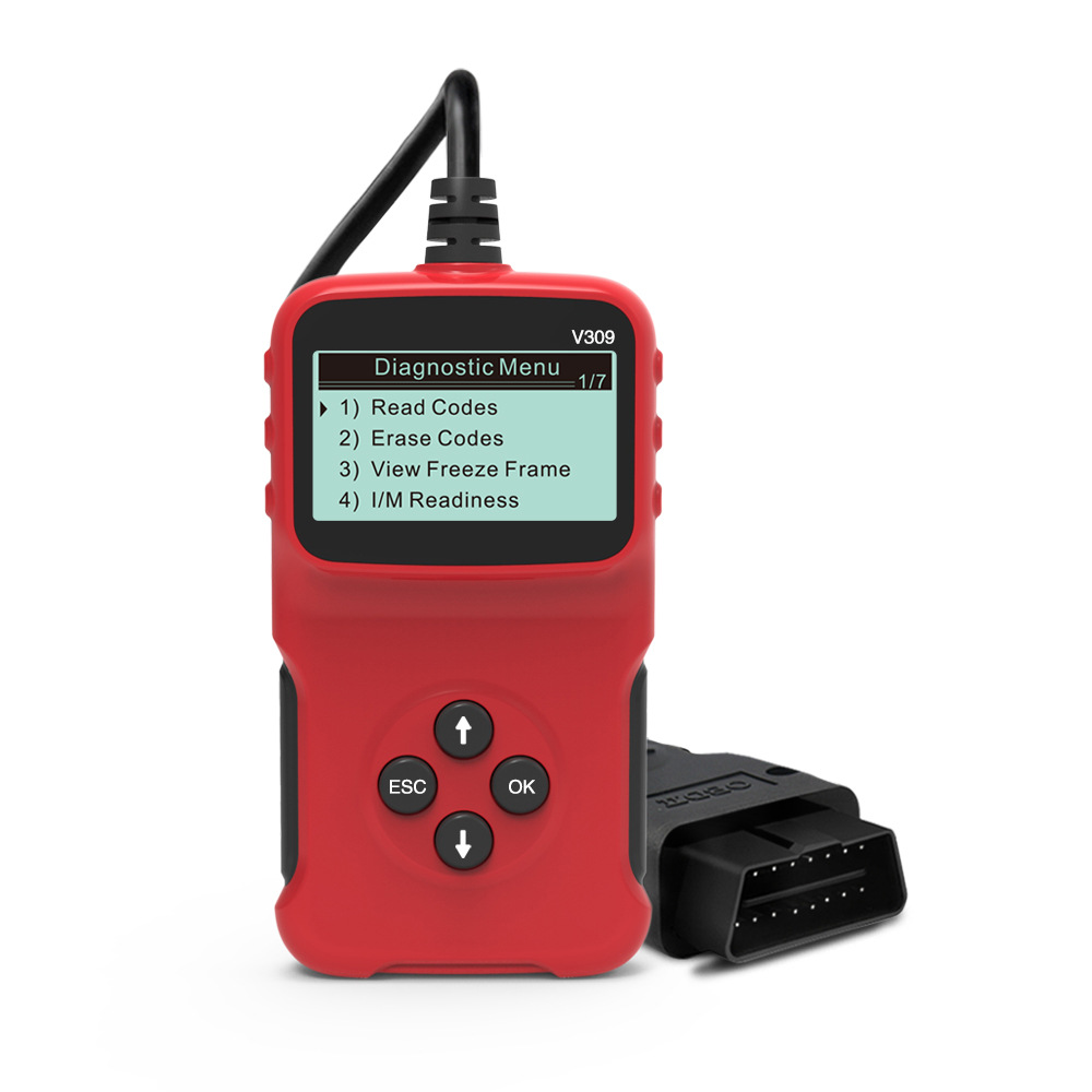 V309 OBD2 Code Reader Car Engine Analyzer Tool 12V ELM327 Fault Detector and Diagnostic Tools