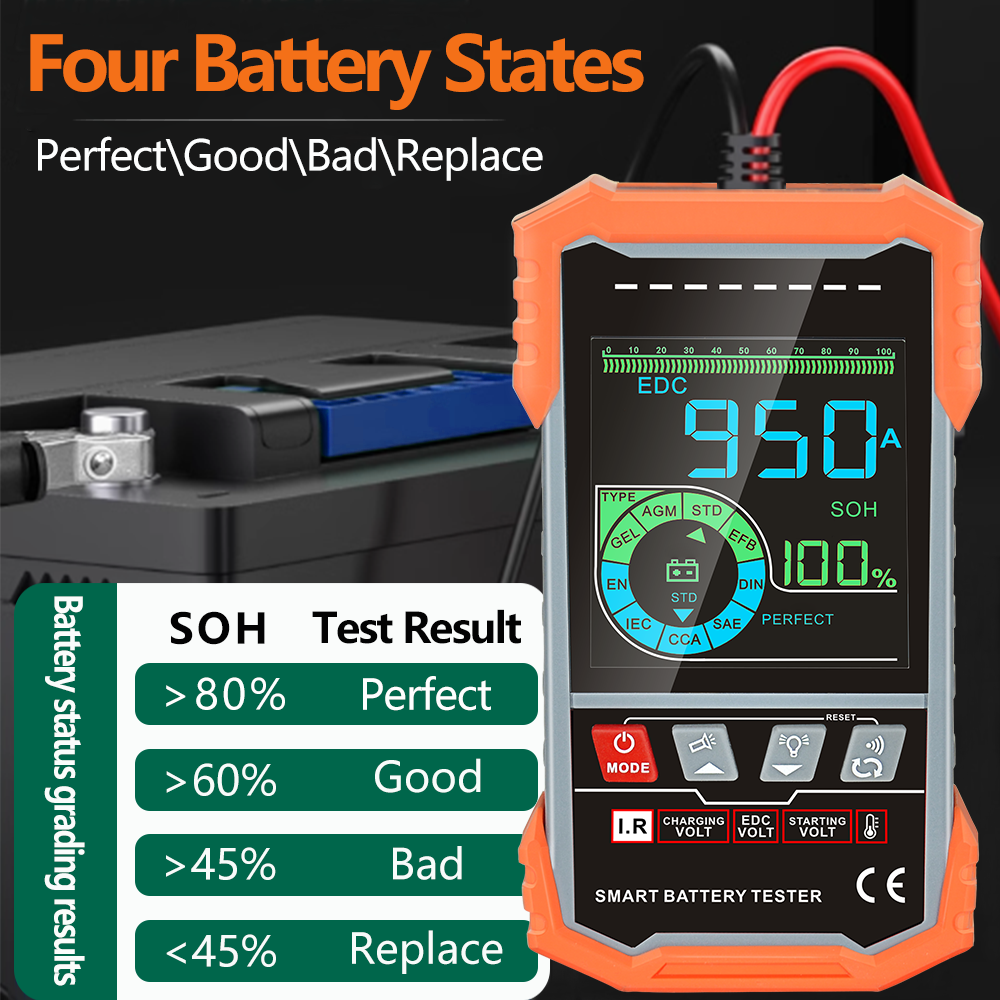 Testing Equipment Battery Tester For Personal Use Vehicle Battery Tester i-POOK PK59A/B/C/D