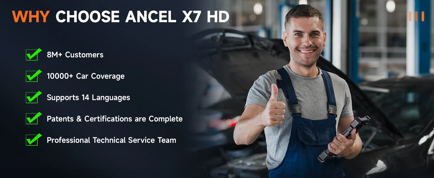ANCEL X7HD Features