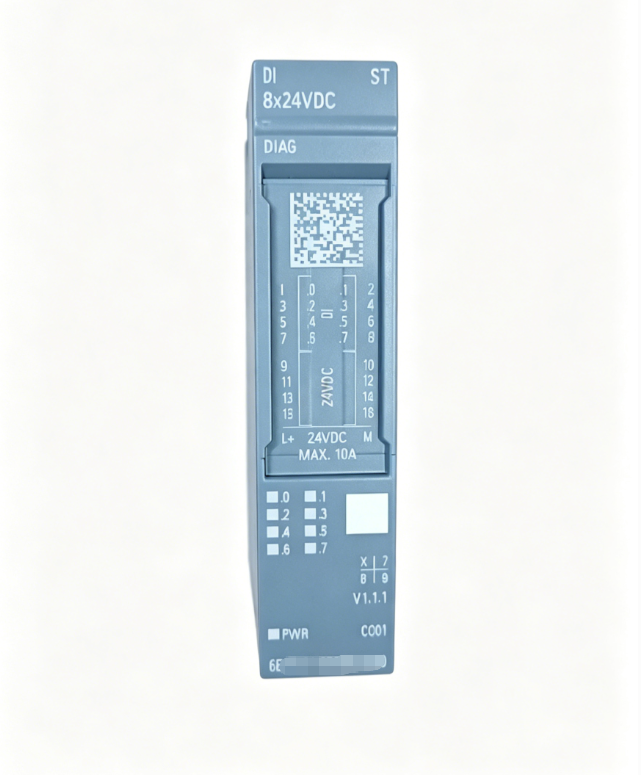 6ES7131-6BF00-0BA0 ET 200SP Digital Input Module DI 8x24VDC ST 8-Channel PNP/NPN Integrated Diagnostics Hot-Swap Support