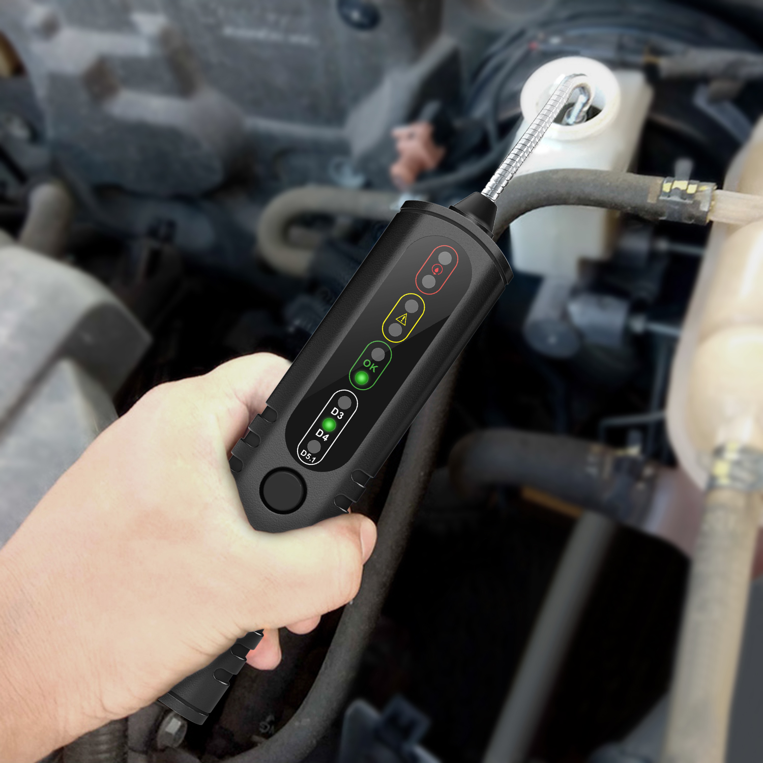 High Quality BF100 OBD2 Scanner Code Reader Brake Fluid Tester Pen 3 Color LED Display 12V Universal Fitment Auto Diagnostic
