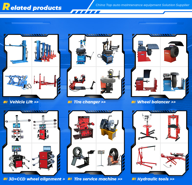 Garage equipment lineup