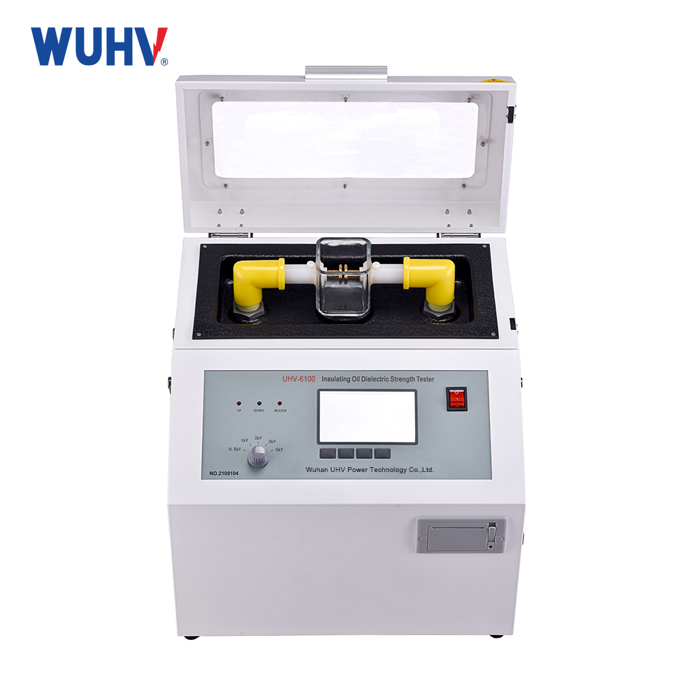 UHV-680 Transformer 100 Kv Oil Dielectric Breakdown Automatic Insulated Oil Dielectric Strength Tester Oil Analysis Equipment