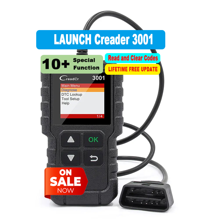 Launch X431 Cr3001 Code Reader OBD2 Diagnostic Scanner Auto Reader Scanner